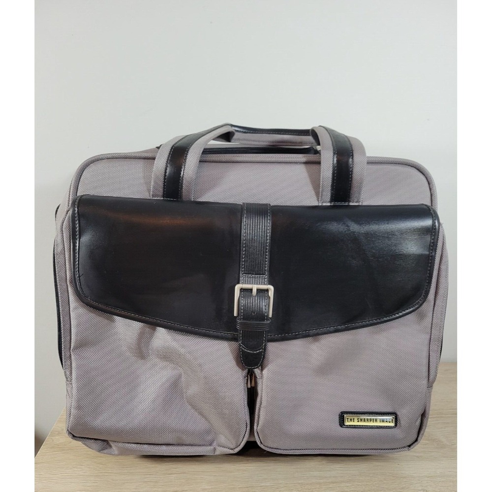 Sharper Image Rolling Carry On Suitcase‎ with Handle- Gray